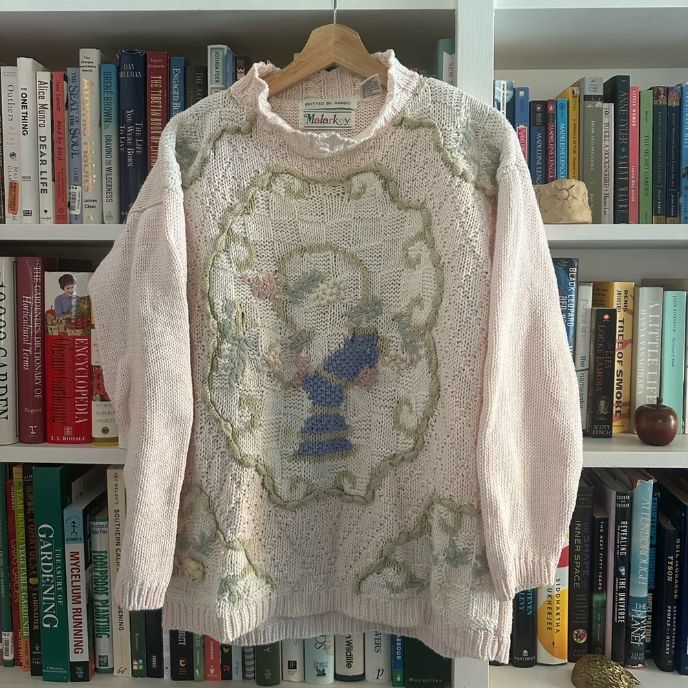 Vintage Grandma Sweater - Malarkey - size S